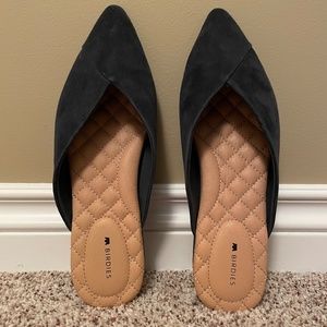 Birdies - The Swan - Navy Blue Suede - Size 8